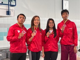 Atlet Selam Jatim Raih Prestasi di Kejuaraan Dunia Finswimming
