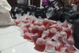 2.040 Kantong Miras Oplosan Diamankan Polres Cianjur