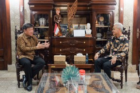 Bertemu Ganjar, Dubes Singapura Bahas Potensi Kerja Sama Green Energy dengan Jateng