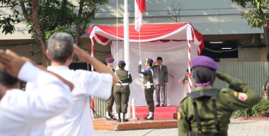 Untag Surabaya Refleksikan Nilai Pancasila Dalam Kegiatan Upacara