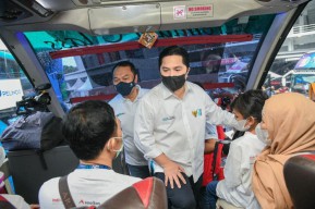 Erick Thohir Mengantar 40.000 Penumpang Mudik Gratis