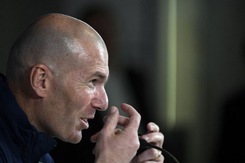 Manajer Real Madrid Zinedine Zidane. ANTARA