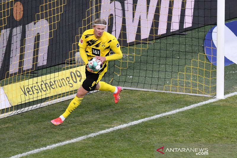 Gol Haaland Hindarkan Dortmund dari Kekalahan