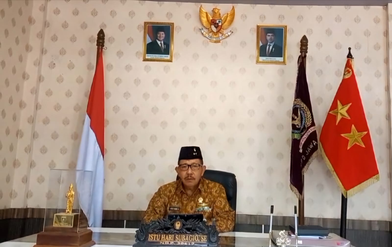 Ketua DPD PEPABRI Jatim, Mayjen TNI (Purn.) Istu Hari Subagyo