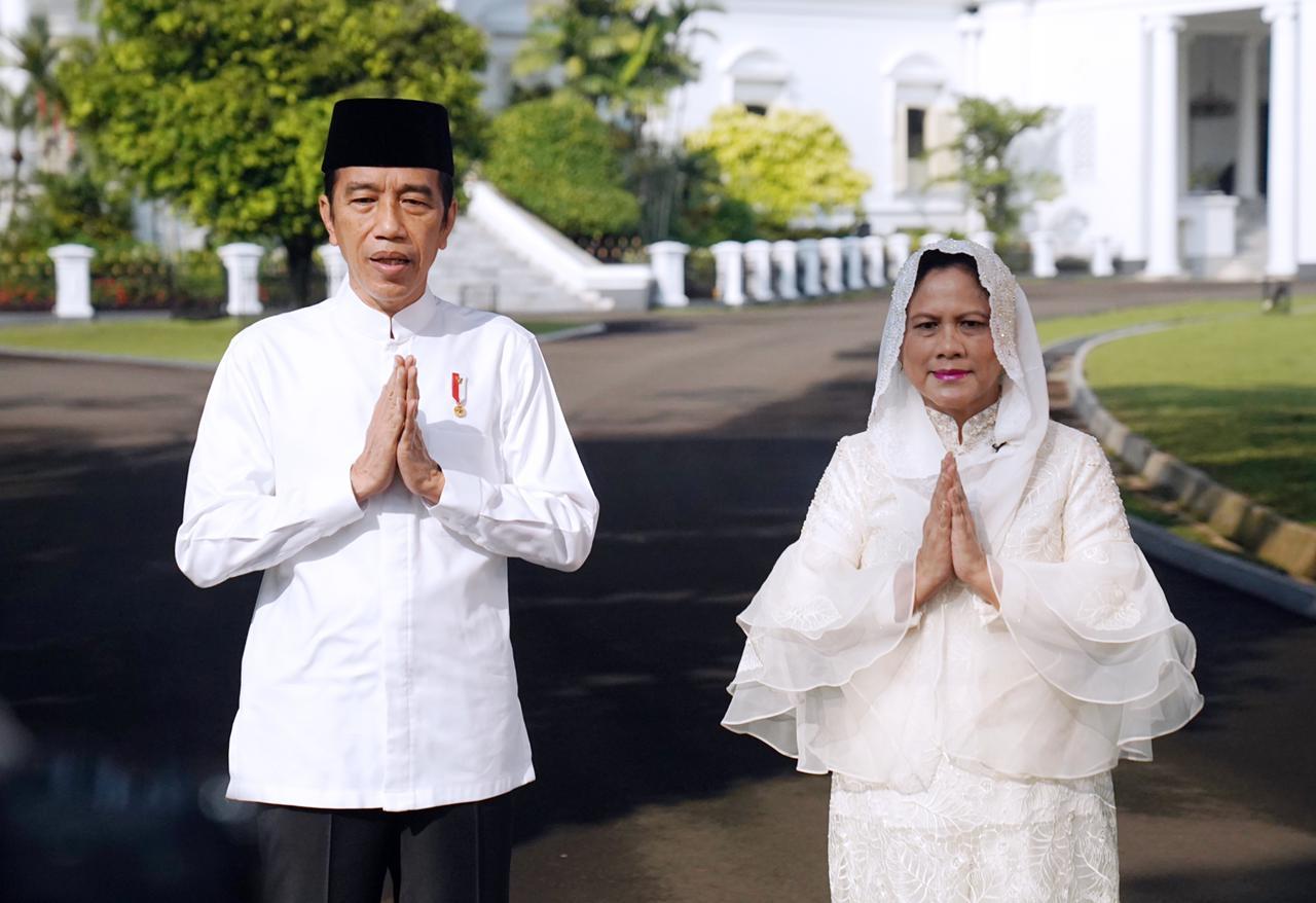  Presiden Joko Widodo dan Ibu Negara Iriana . ist