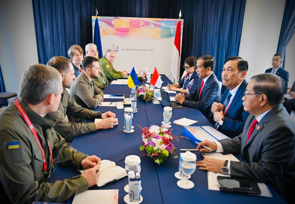 Bertemu Presiden Zelenskyy, Presiden Jokowi: Indonesia Terus Dukung Perdamaian di Ukraina