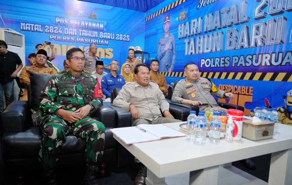 Pj. Bupati Pasuruan Pantau Kamtibmas di Malam Tahun Baru 2025: "Terima Kasih Telah Menjaga Kondusifitas"