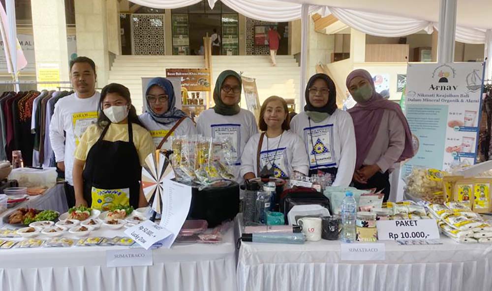 PT Sumatraco Langgeng Makmur mendukung Bazaar Maulid Nabi 2023 di Masjid Raya Al Mutaqqin Bogor, Jawa Barat.