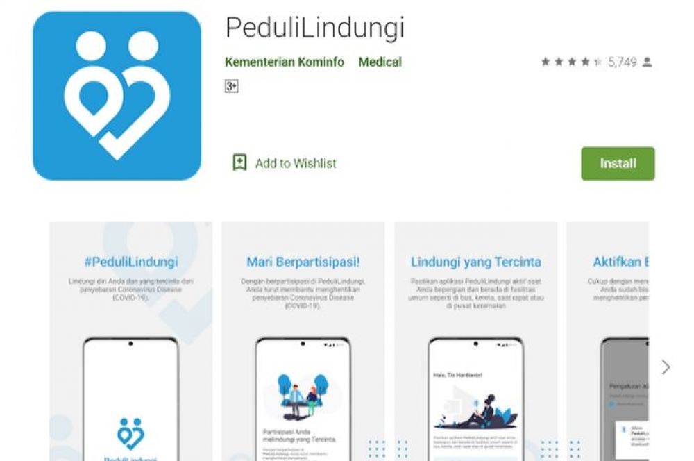Aplikasi baru dari Kominfo.