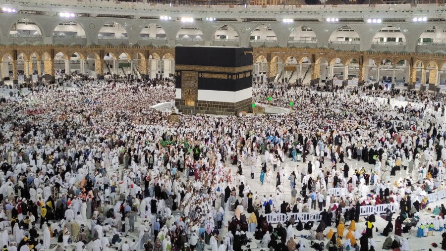 Masjidil Haram dipadati oleh jemaah haji