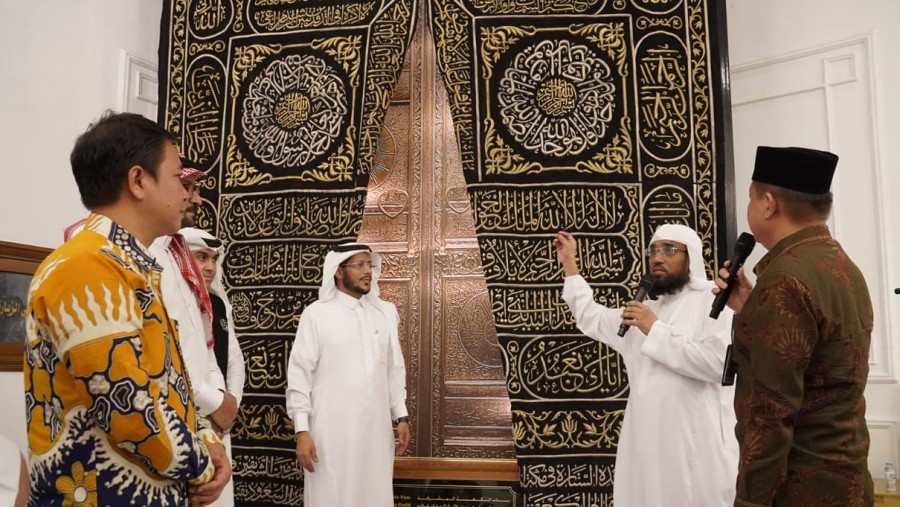 Proses pembuatan Kiswah Kabah