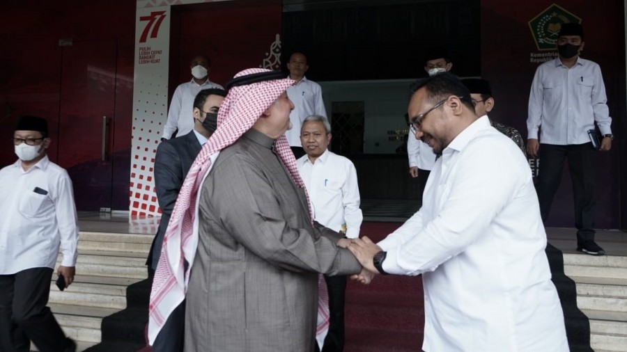 Menag Yaqut & Dubes Bahas Kunjungan Menteri Saudi dan Kuota Haji