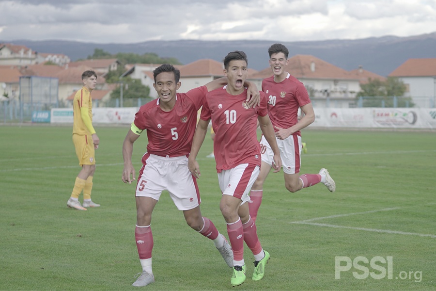Timnas U-19 Menang Telak dari Makedonia Utara, 4-1