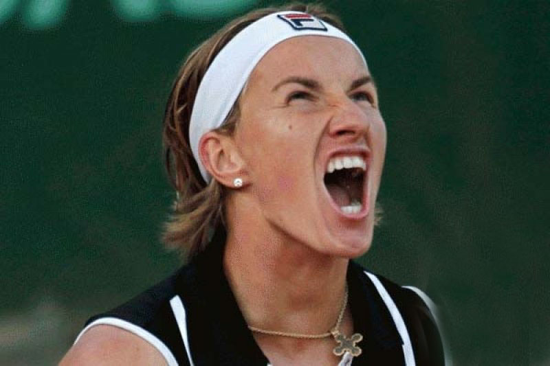 Petenis Rusia Svetlana Kuznetsova. (FOTO ANTARA/REUTERS/Charles Platiau) (Istimewa)