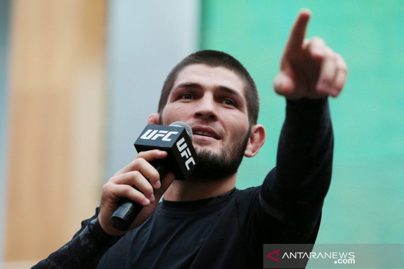 Khabib Nurmagomedov (ANTARA/REUTERS/Christopher Pike/am)

