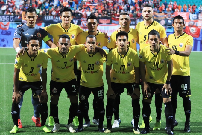 Persija ketika tampil di AFC Cup, Februari 2019 silam. dok/Persija