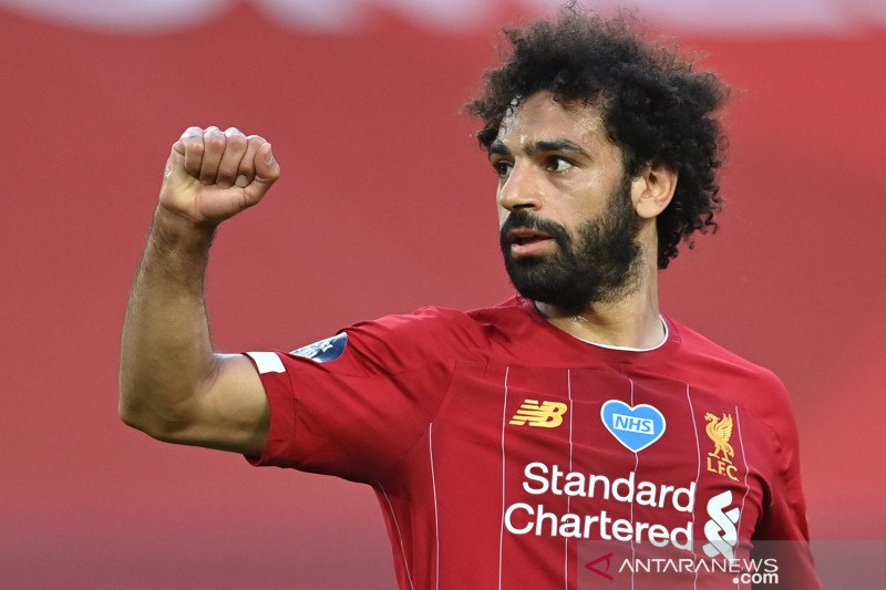 Penyerang yang tengah naik daun, Mohamed Salah dinyatakan positif terpapar Covid-19. ant