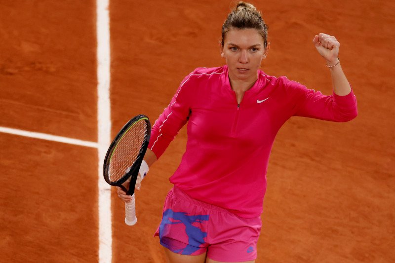 Petenis putri asal Rumania Simona Halep (REUTERS/GONZALO FUENTES)