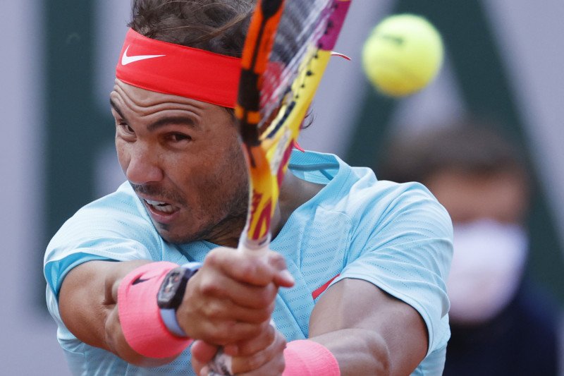 Juara bertahan Rafael Nadal. ant