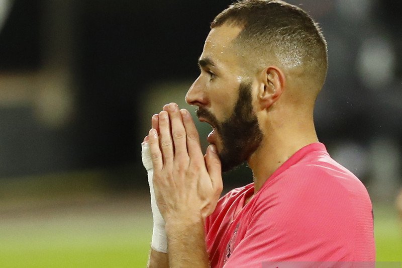 Striker Real Madrid Karim Benzema. ant