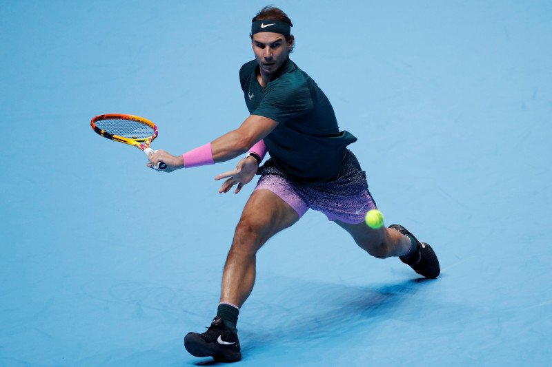 Rafael Nadal menjaga peluang juara di ATP Finals. ant