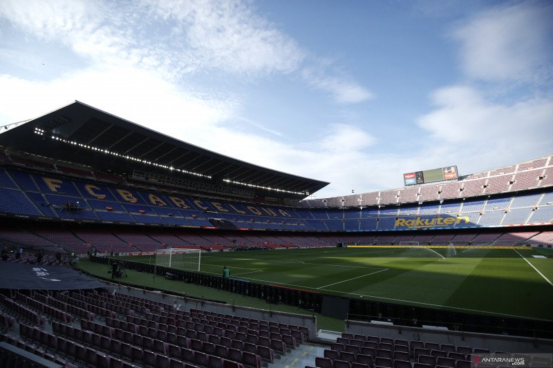 Stadion Camp Nou.(REUTERS/ALBERT GEA)

