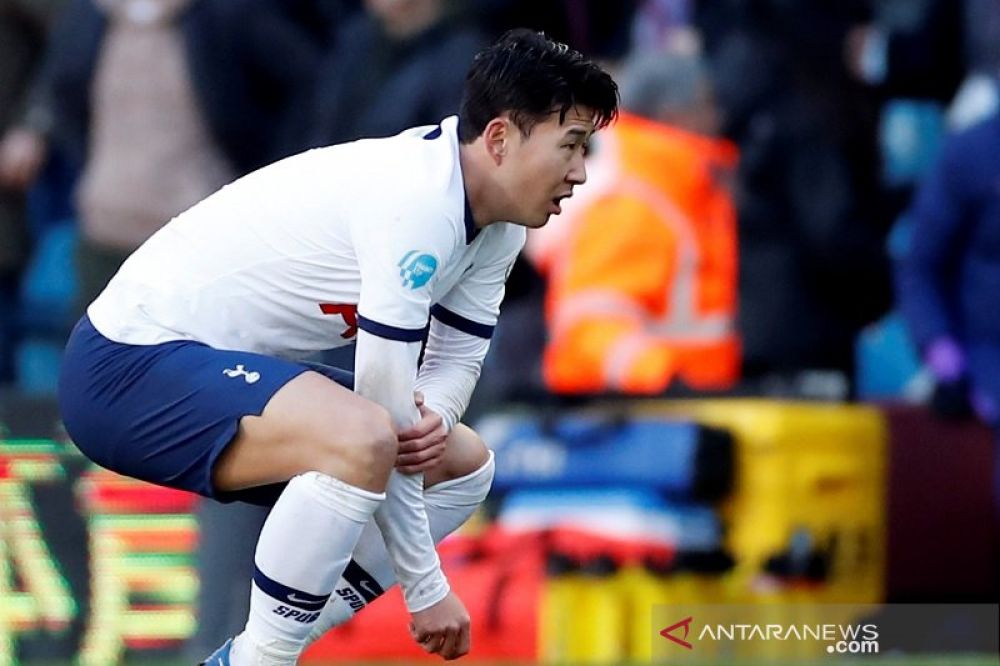 Penyerang Tottenham Son Heung-Min. ANTARA