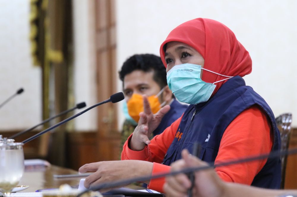 Gubernur Jatim Khofifah Indar Parawansa (Foto: HMP/Prasetyo)
