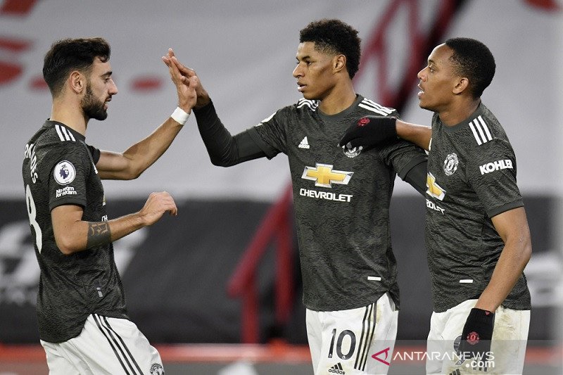 Menang, 3-2 atas Tuan Rumah Sheffield United, MU Jago Tandang