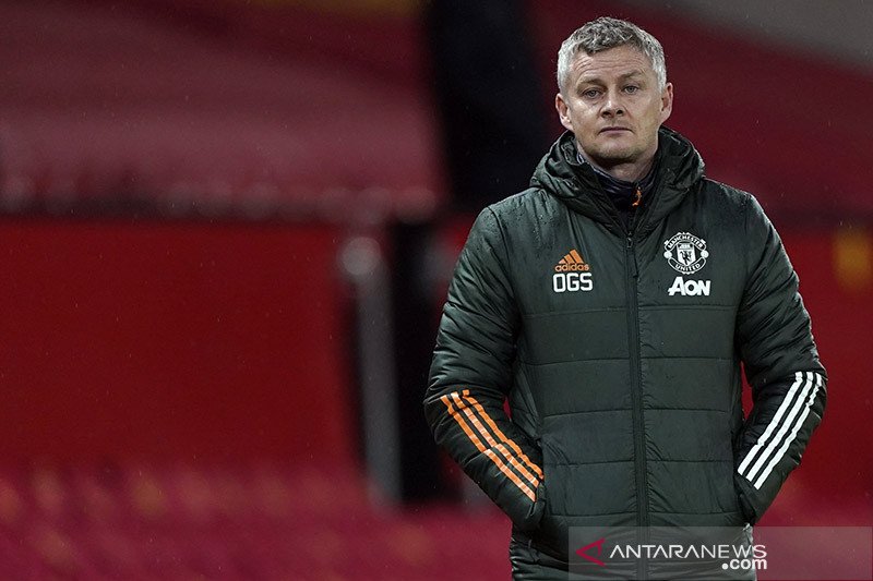 Pelatih Manchester United asal Norwegia Ole Gunnar Solskjaer. ANTARA/REUTERS/Pool-Tim Keeton/aa. (Pool via REUTERS/TIM KEETON)

