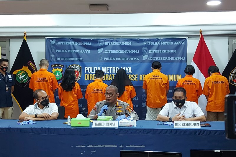 Para pelaku dalam sesi press conference. ANT