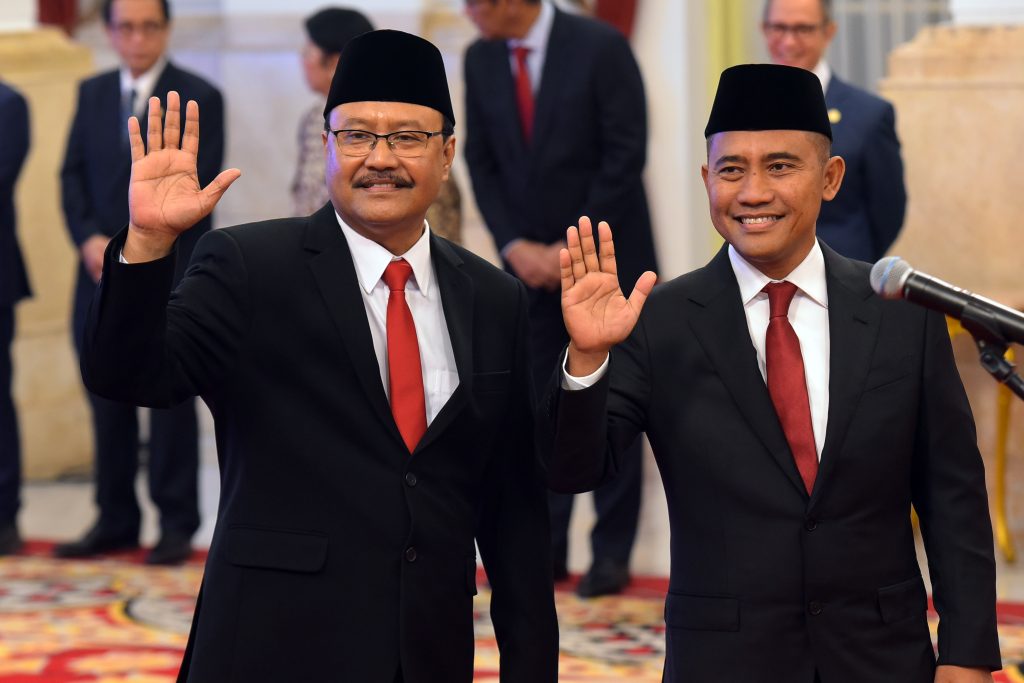 Presiden Jokowi Lantik Syaifullah Yusuf sebagai Menteri Sosial dan Eddy Hartono sebagai Kepala BNPT