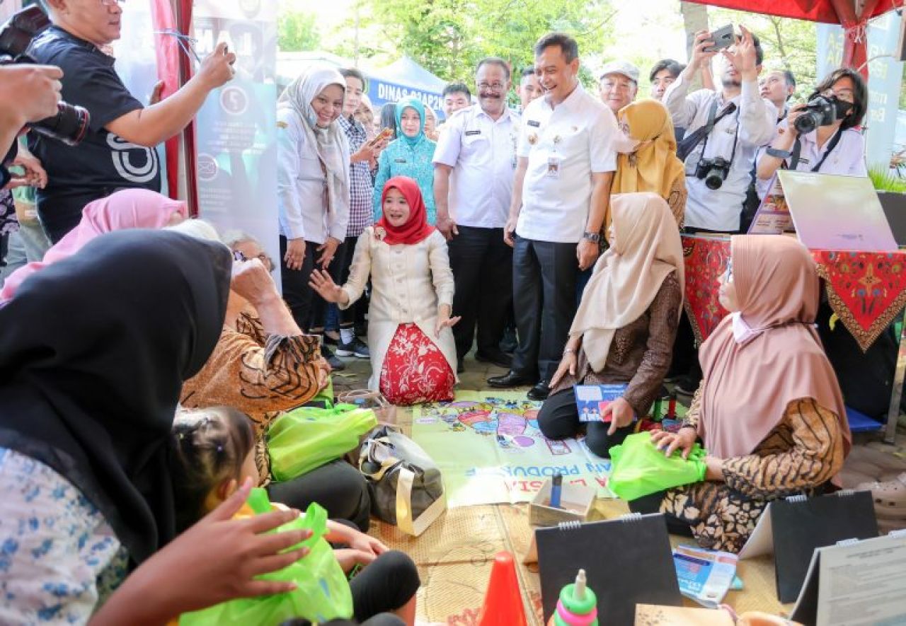 Gubernur Ahmad Luthfi usai meresmikan program ini di Taman Cerdas, Jebres, Kota Surakarta, Rabu (23/4/2025)