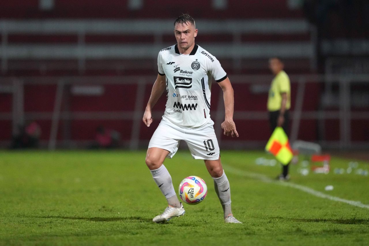 Pemain gelandang PERSIJA Majiec Gajos