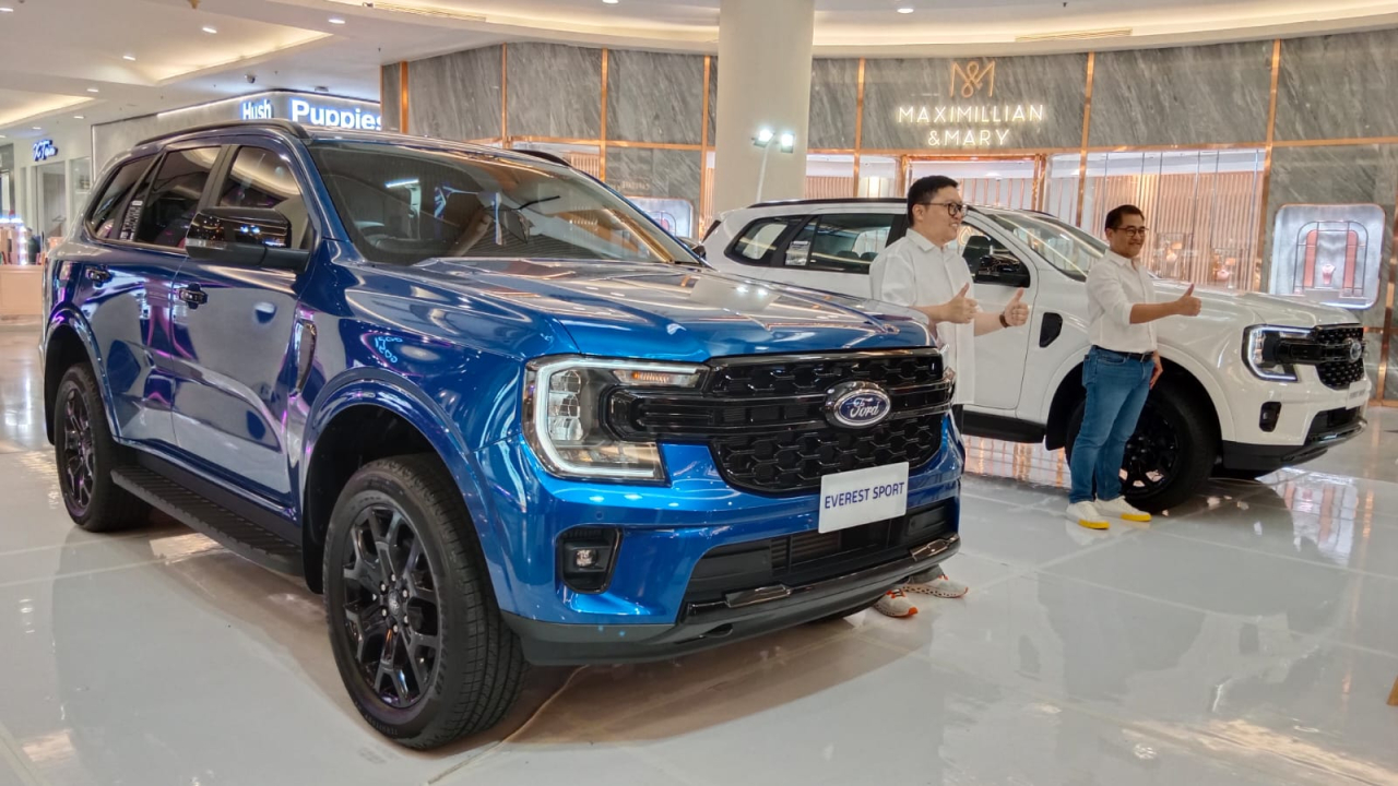 PT Ford RMA Indonesia resmi meluncurkan Next-Gen Ford Everest Sport untuk pasar Indonesia dalam sebuah perkenalan eksklusif di Surabaya, Selasa (29/4)