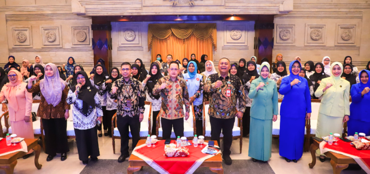 Sekretaris Daerah Adhy Karyono mengapresiasi kegiatan bimbingan teknis perempuan antikorupsi bertema 'Peran Perempuan sebagai Garda Terdepan dalam Membangun Budaya Antikorupsi '