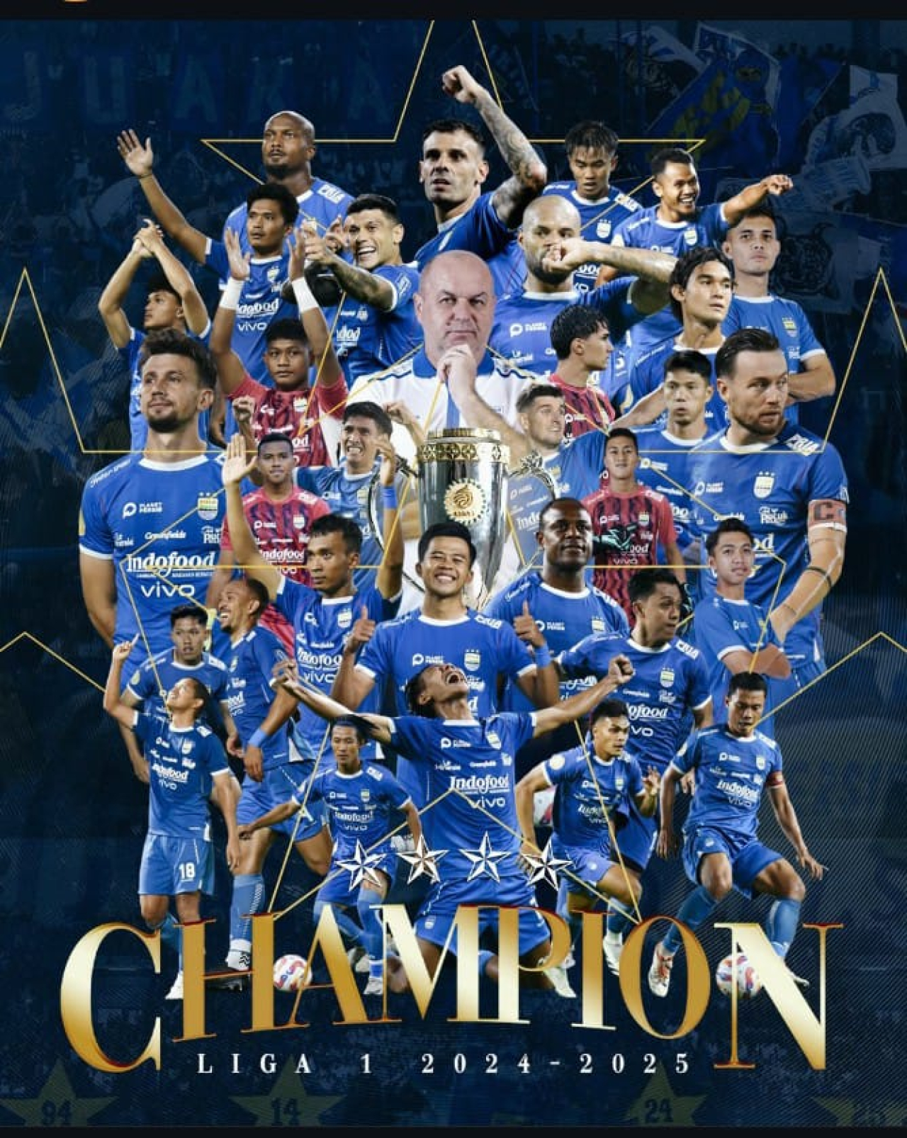 Persib Bandung Kunci Gelar Juara Liga 1 2024/2025