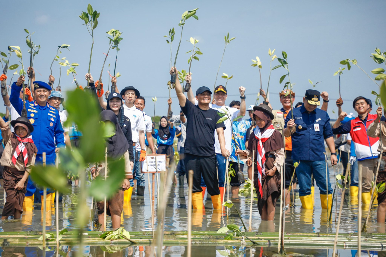 "Mangrove untuk Hidup! Seruan dari Pesisir Brebes, Gubernur Luthfi Hadirkan Harapan Baru"
