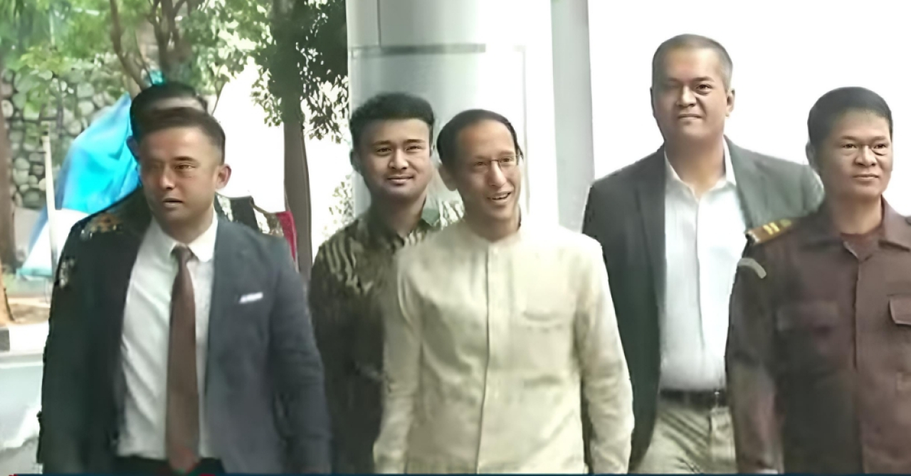 Nadiem Anwar Makarim saat memenuhi panggilan tim penyidik Jaksa Agung Muda Tindak Pidana Khusus (Jampidsus) Kejagung pada Senin (23/6) lalu