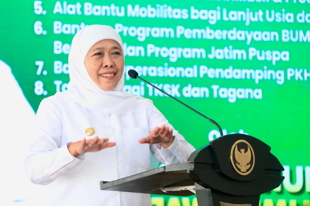Gubernur Jawa Timur Khofifah Indar Parawansa