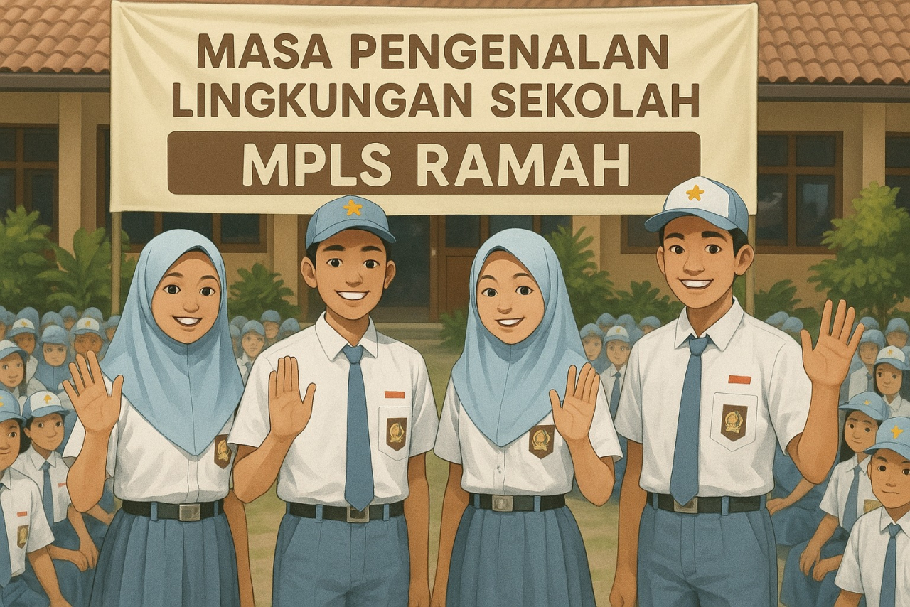 Masa Pengenalan Lingkungan Sekolah (MPLS) bagi peserta didik baru yang kini mengusung tema besar bertajuk "MPLS Ramah".