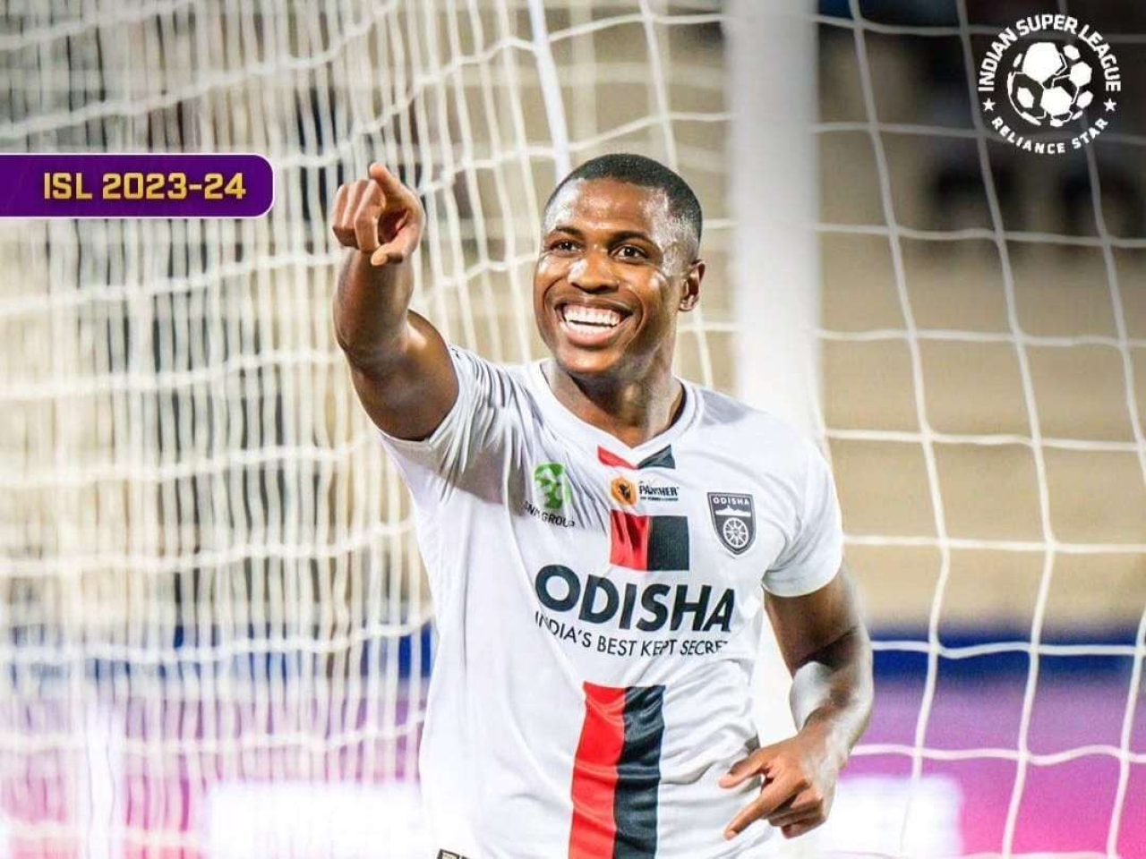 Diego Mauricio saat berseragam Odisaha FC pada Indian Super League