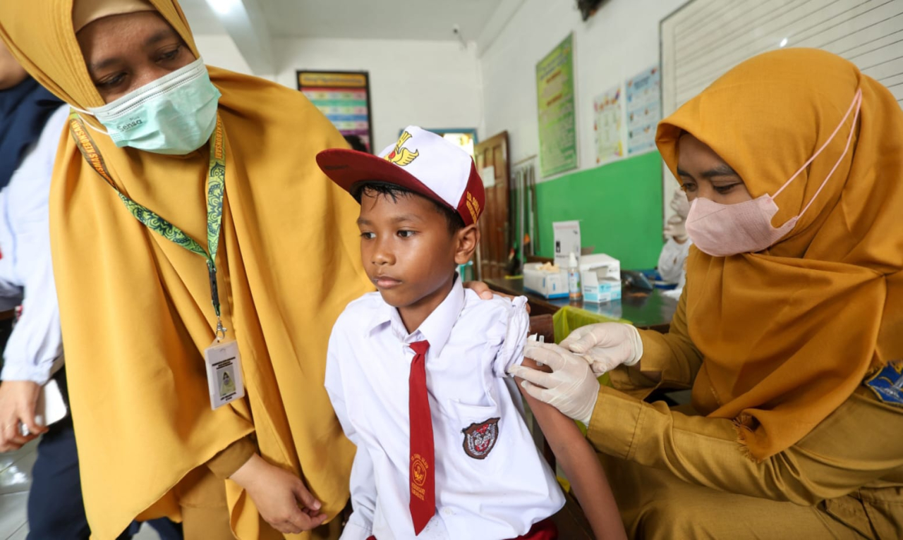 pelaksanaan Bulan Imunisasi Anak Sekolah (BIAS) dan Cek Kesehatan Gratis (CKG)