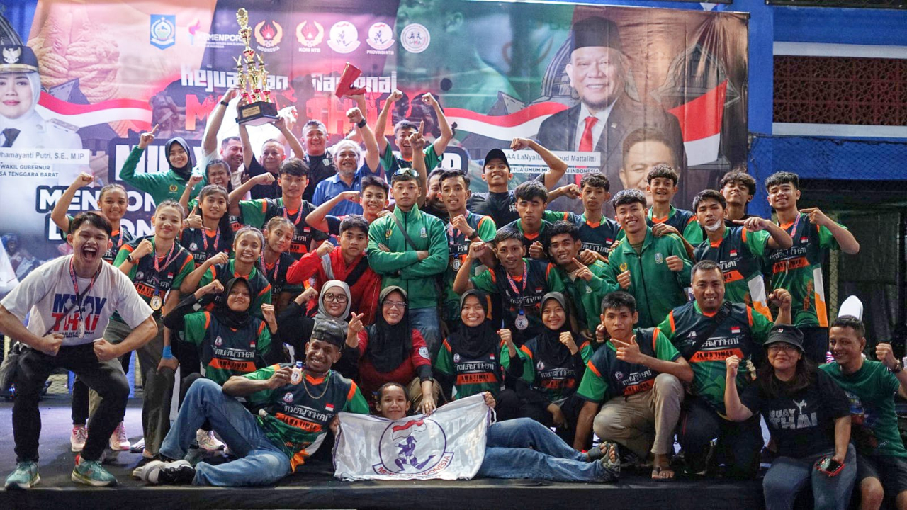 Muaythai Jatim Raih Gelar Juara Umum di Kejurnas 2025, Bukti Latihan Keras Berbuah Manis