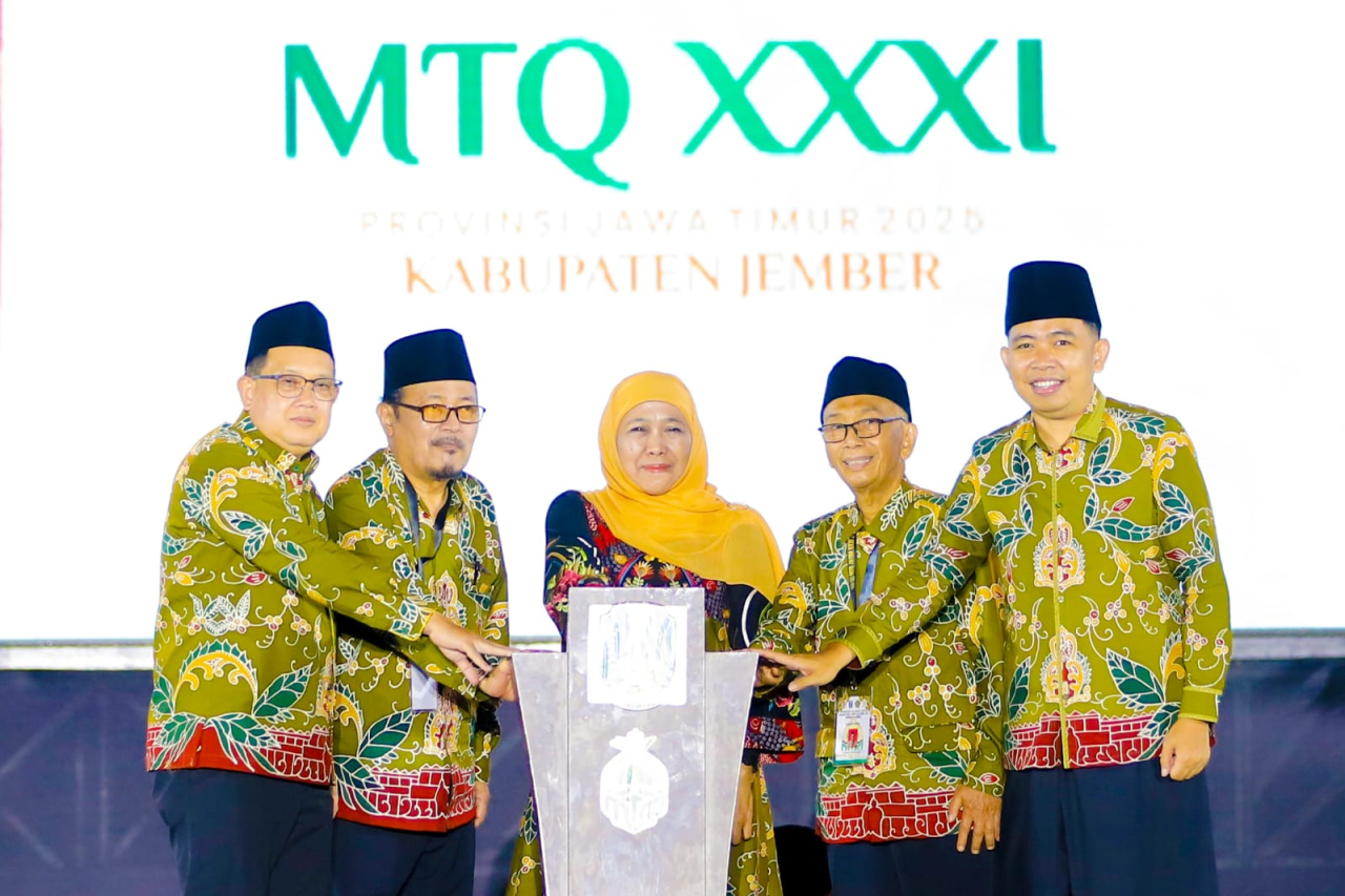 Cahaya Al-Qur’an Menyinari Jember, Khofifah Buka MTQ XXXI Jatim
