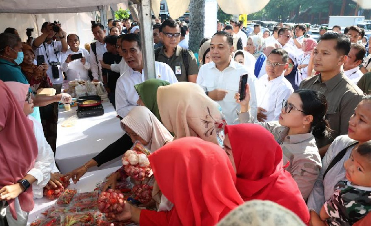 Surabaya Jadi Contoh Nasional, Menteri Pertanian Apresiasi GPM Serentak di Jatim