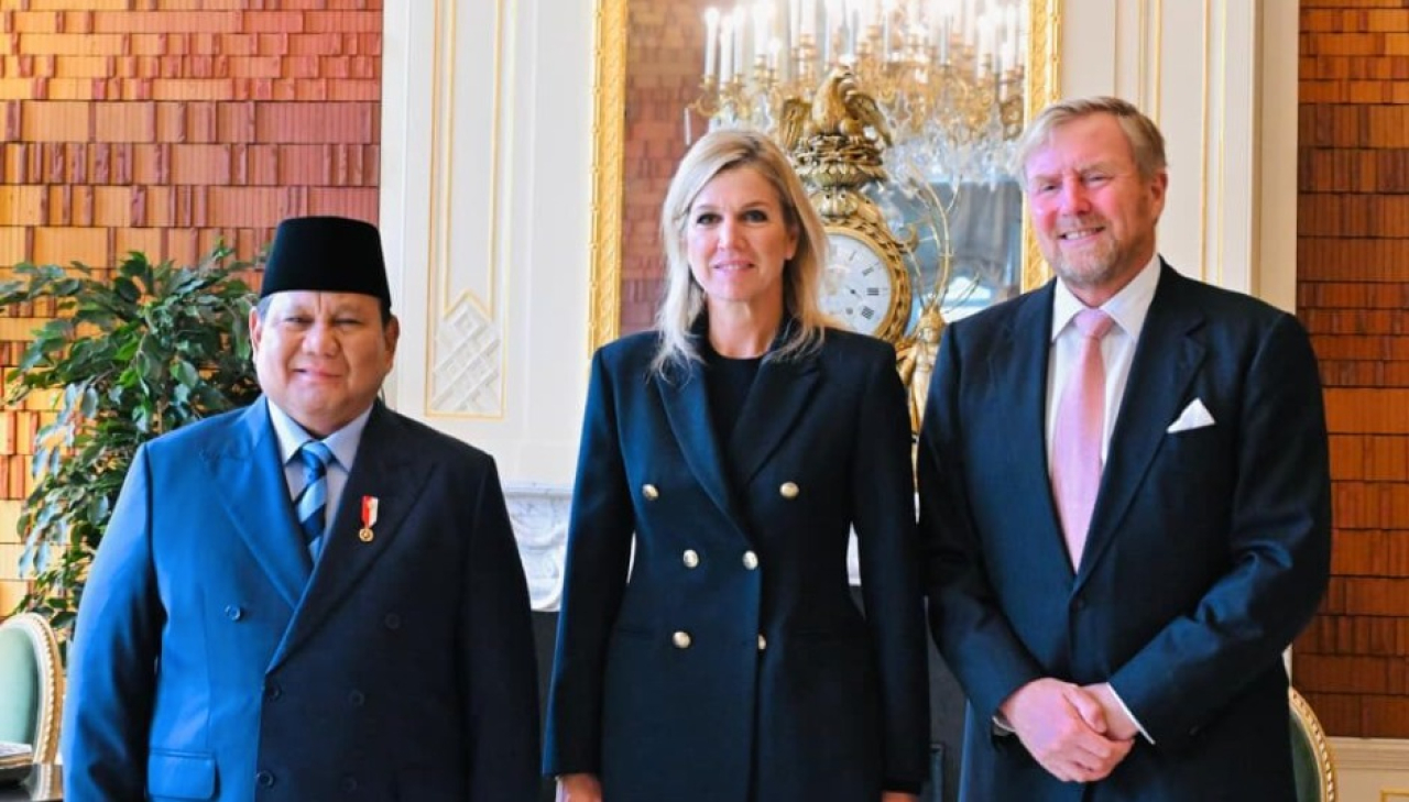 Presiden Republik Indonesia, Prabowo Subianto diterima secara resmi oleh Raja Belanda Willem-Alexander