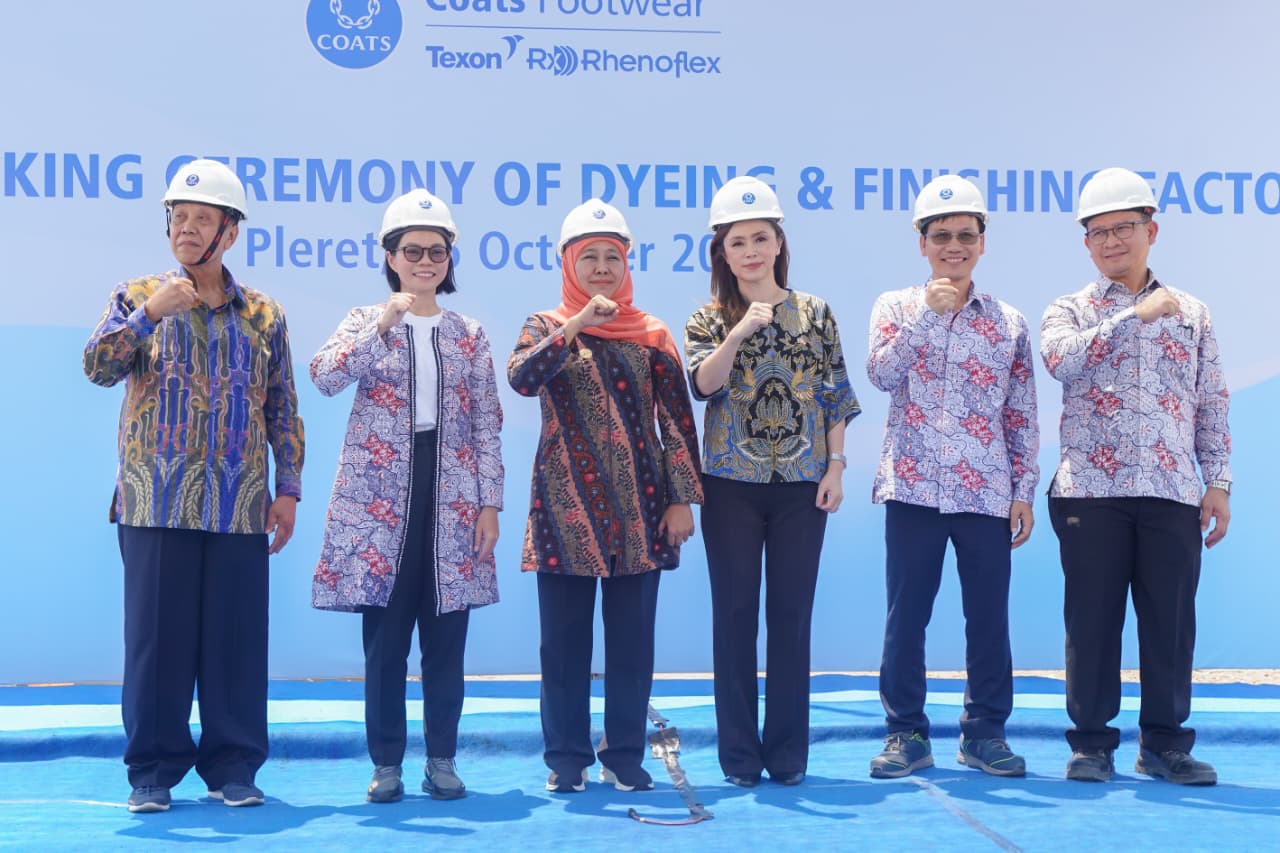 Khofifah Resmikan Groundbreaking Coats Rejo Indonesia di Pasuruan, Wujud Keseimbangan Industri dan Lingkungan
