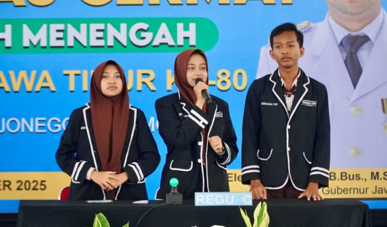 Lomba cerdas cermat yang diselenggarakan oleh Dinas Pendidikan (Dindik) Provinsi Jatim. Foto: Dindik Jatim