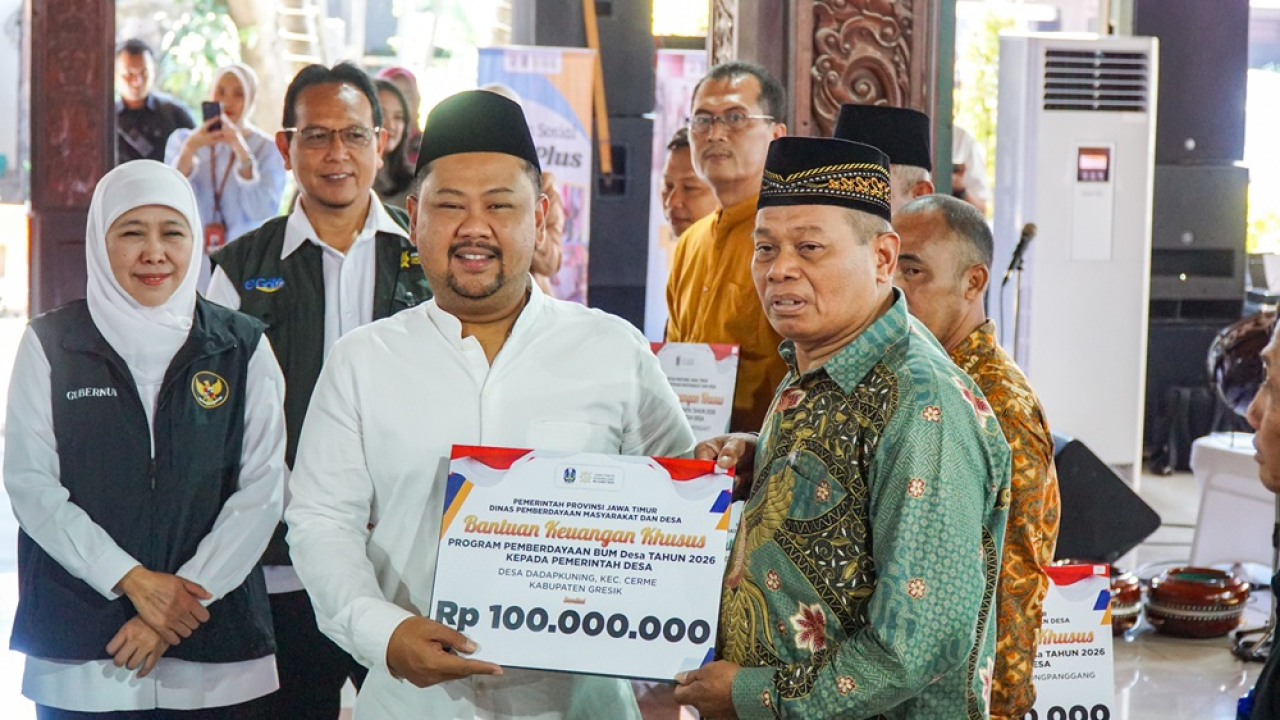 Pemprov Jatim Kucurkan Bantuan Rp7,6 Miliar bagi Masyarakat Gresik